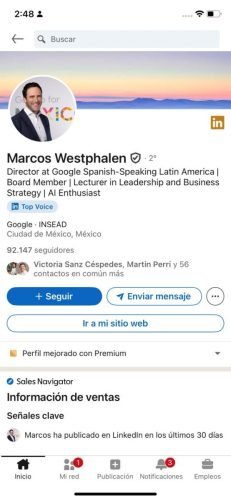 Marcos Westhphalen (Director de Google)
